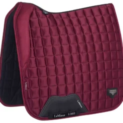 LeMieux Zadeldekje Loire Memory Satin Square Dressuur Mulberry
