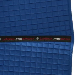 LeMieux Zadeldekje Luxury Square Dressuur Benetton Blue
