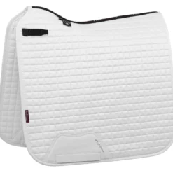 LeMieux Zadeldekje Luxury Square Dressuur Wit