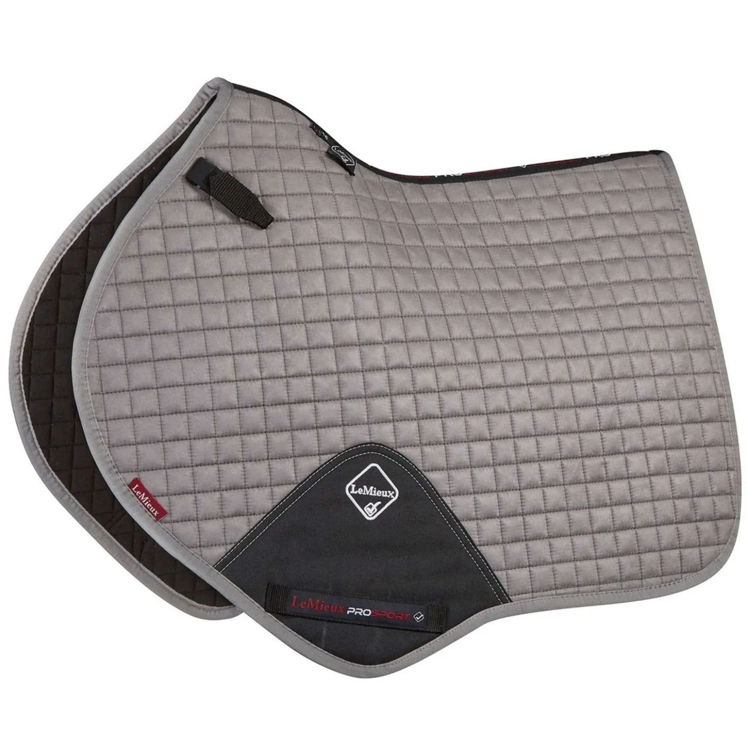 LeMieux Zadeldekje Luxury Square CC Grijs