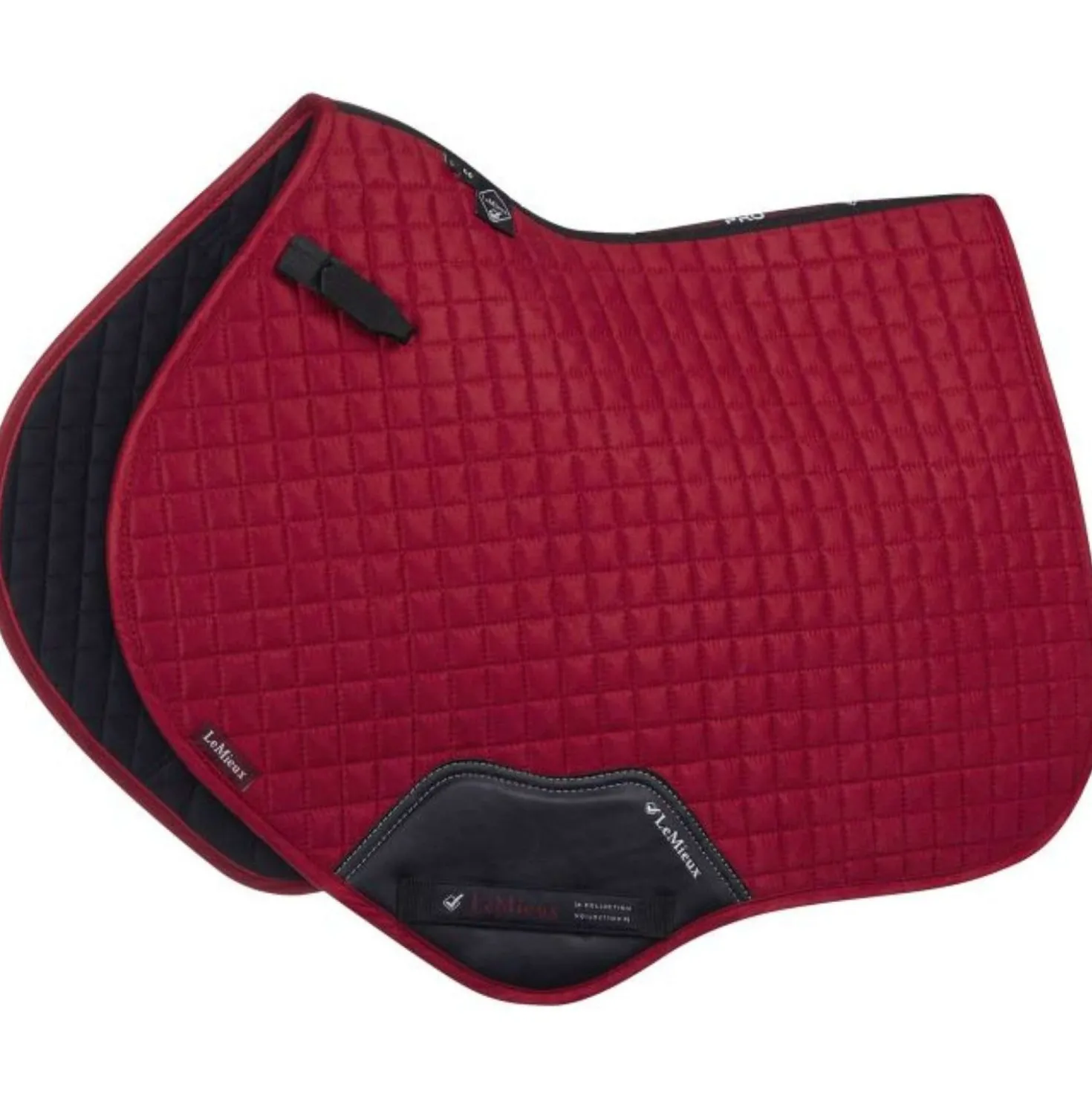 LeMieux Zadeldekje Luxury Square CC Chilli Red