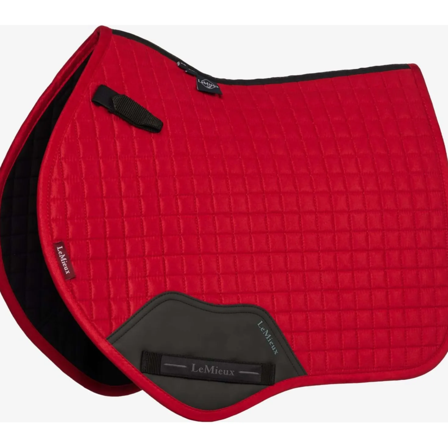 LeMieux Zadeldekje Mini Suede Square Close Contact Chilli
