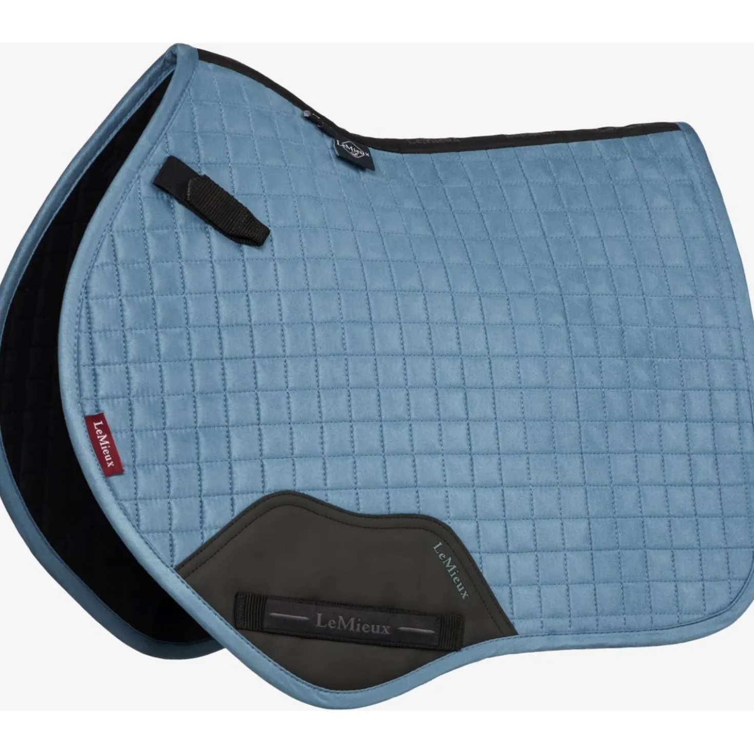 LeMieux Zadeldekje Mini Suede Square Close Contact Ice Blue