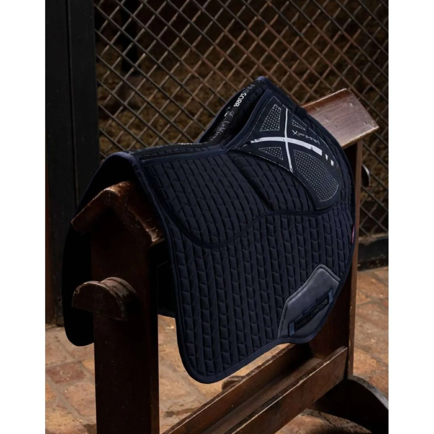LeMieux Zadeldekje Prosorb Plain 2 Pocket CC Navy