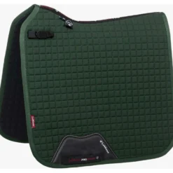 LeMieux Zadeldekje Prosport Plain Square D-Ring Dressuur Groen