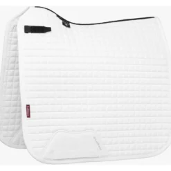 LeMieux Zadeldekje Prosport Plain Square D-Ring Dressuur Wit
