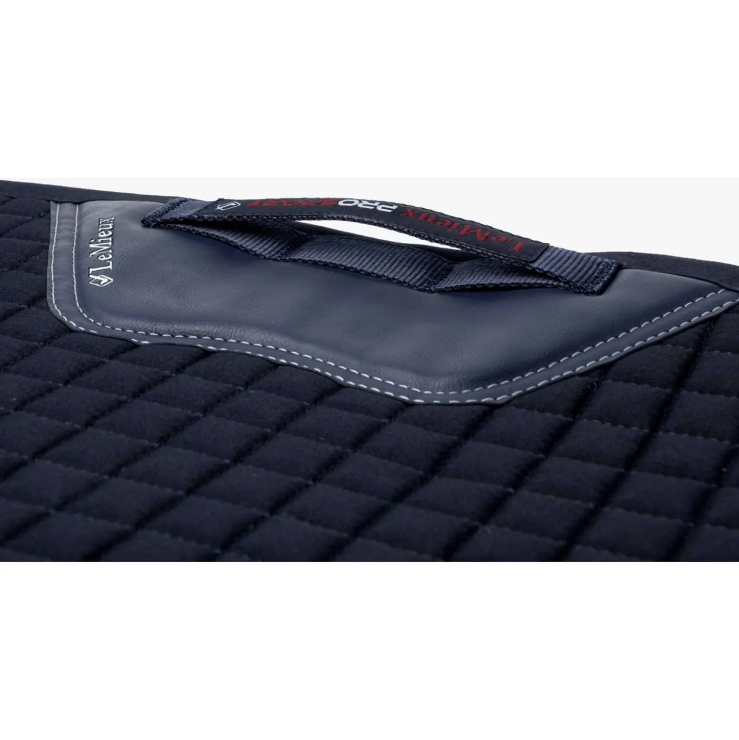 LeMieux Zadeldekje Prosport Plain Square D-Ring Dressuur Navy
