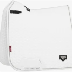 LeMieux Zadeldekje Puissance Suede Dressuur Wit
