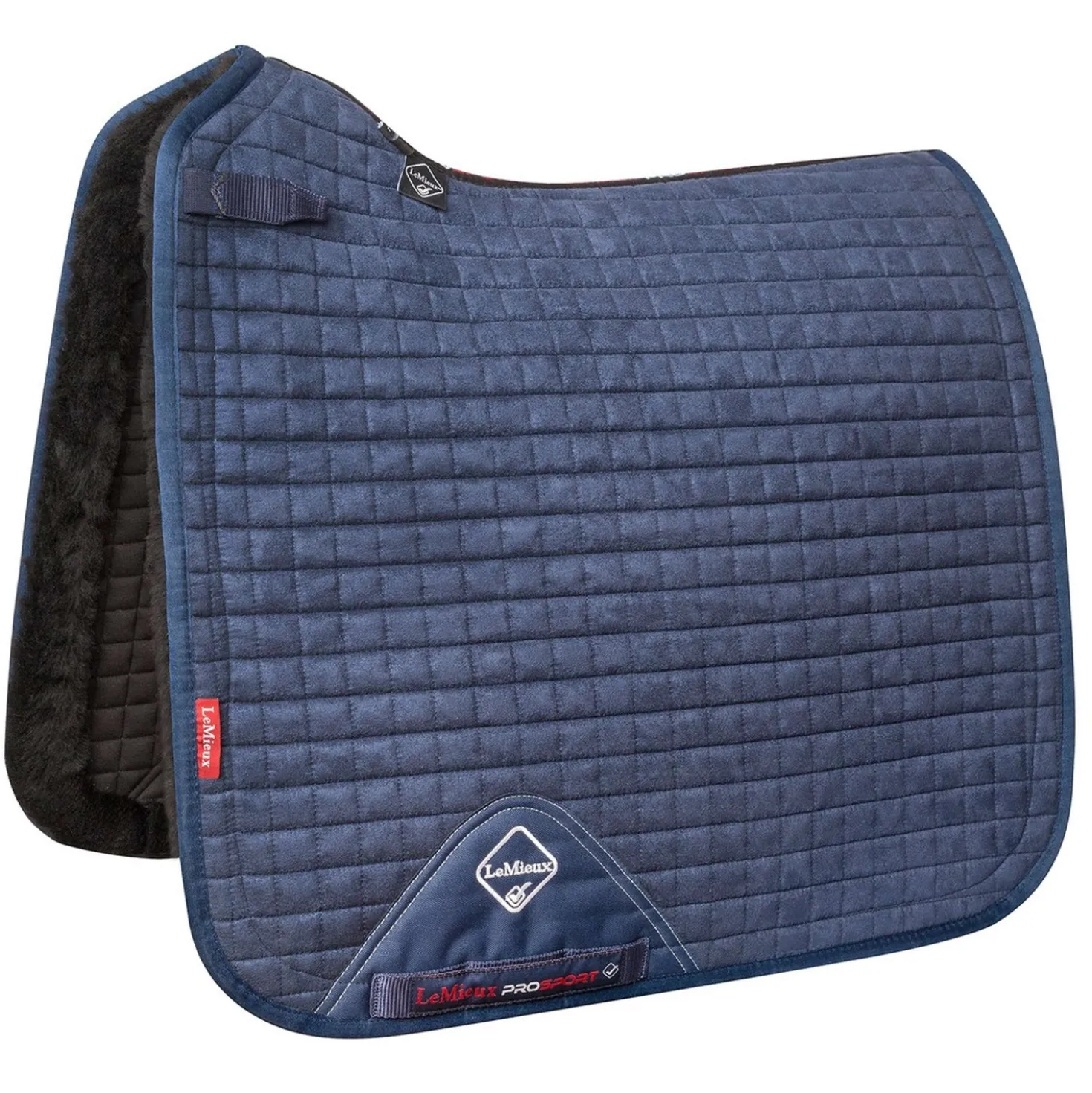 LeMieux Zadeldekje Sensitive Square Dressuur Navy