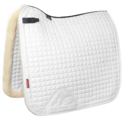 LeMieux Zadeldekje Sensitive Square Dressuur Wit