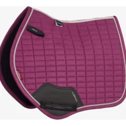 LeMieux Zadeldekje Suede Close Contact Square Springen Blackberry