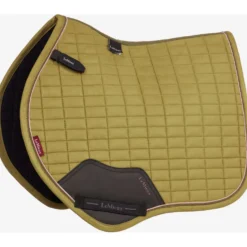 LeMieux Zadeldekje Suede Close Contact Square Springen Gooseberry