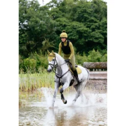 LeMieux Zadeldekje Suede Close Contact Square Springen Gooseberry