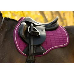 LeMieux Zadeldekje Suede Square Veelzijdigheid Blackberry