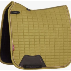 LeMieux Zadeldekje Suede Square Dressuur Gooseberry