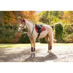 LeMieux Zadeldekje Suede Square Veelzijdigheid Russet