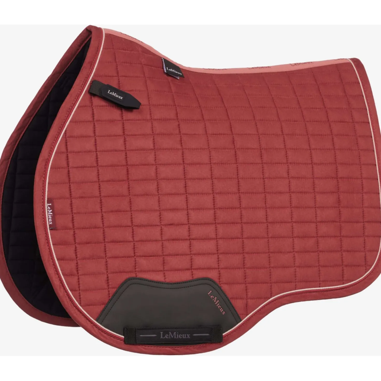 LeMieux Zadeldekje Suede Square Veelzijdigheid Russet