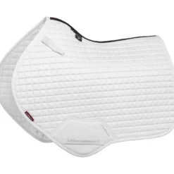 LeMieux Zadeldekje Suede Square Close Contact Wit