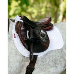LeMieux Zadeldekje Suede Square Veelzijdigheid Wit