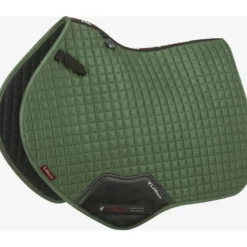 LeMieux Zadeldekje Suede Square Close Contact Hunter Green