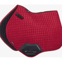 LeMieux Zadeldekje Suede Square Close Contact Chilli