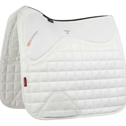 LeMieux Zadeldekje X-Grip Square Dressuur Wit