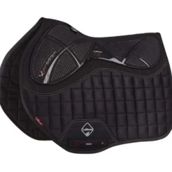 LeMieux Zadeldekje X-Grip Square EuroJump Zwart