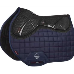LeMieux Zadeldekje X-Grip Square EuroJump Navy