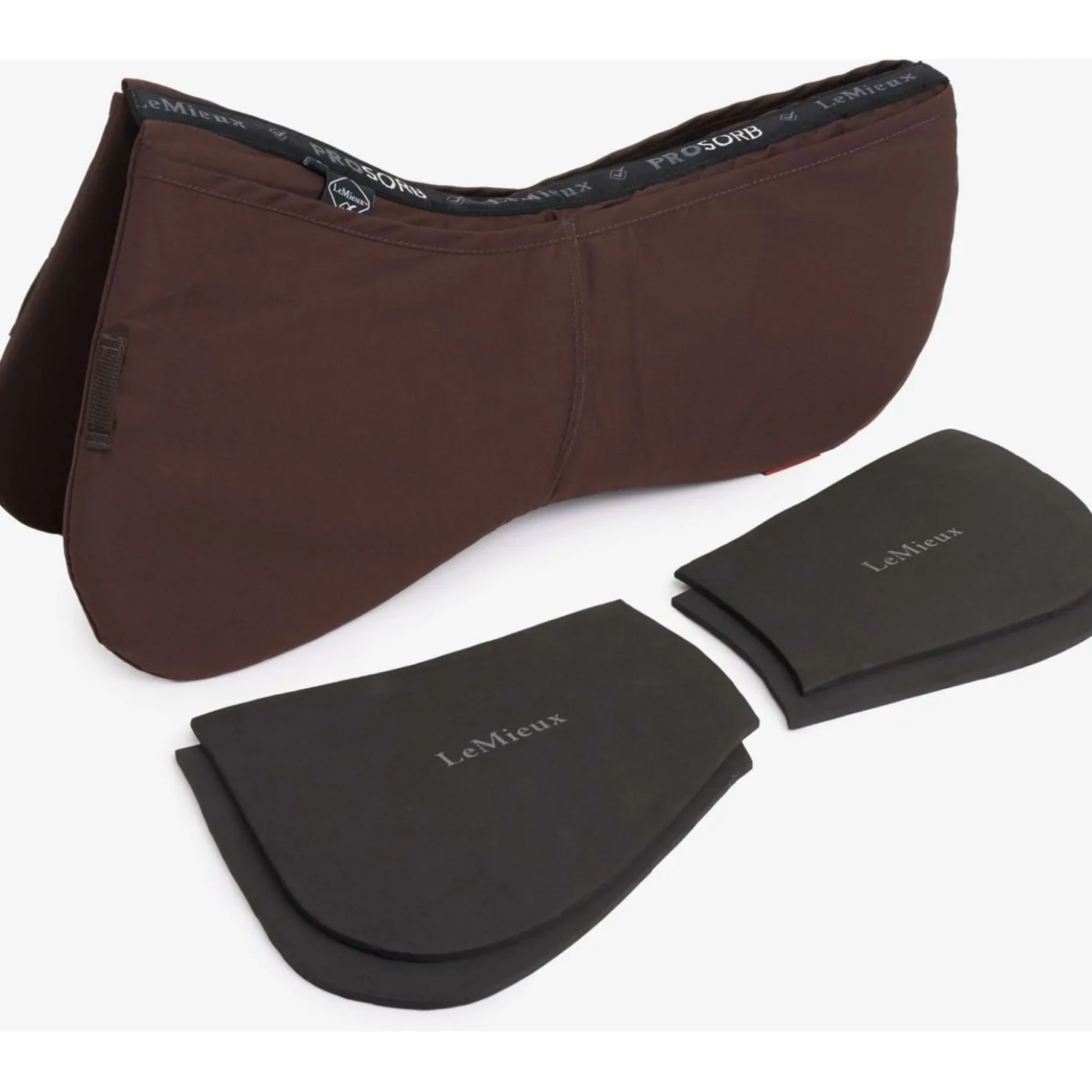 LeMieux Zadelonderlegger Pro-Sorb Plain Bruin