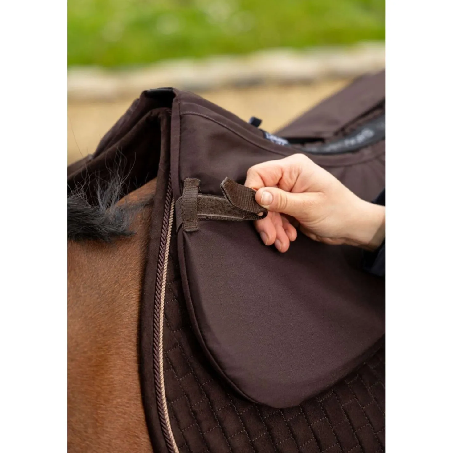 LeMieux Zadelonderlegger Pro-Sorb Plain Bruin