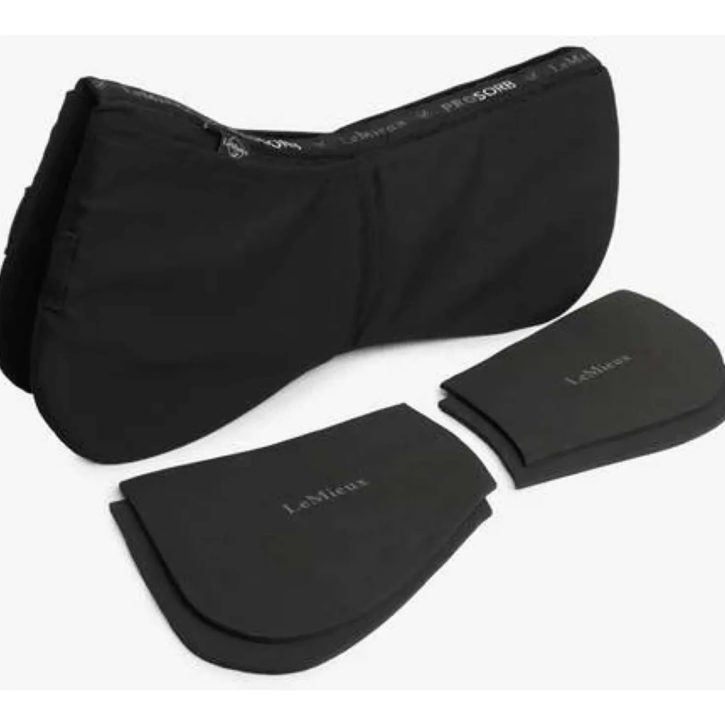 LeMieux Zadelonderlegger Prosorb 2 Pocket Zwart