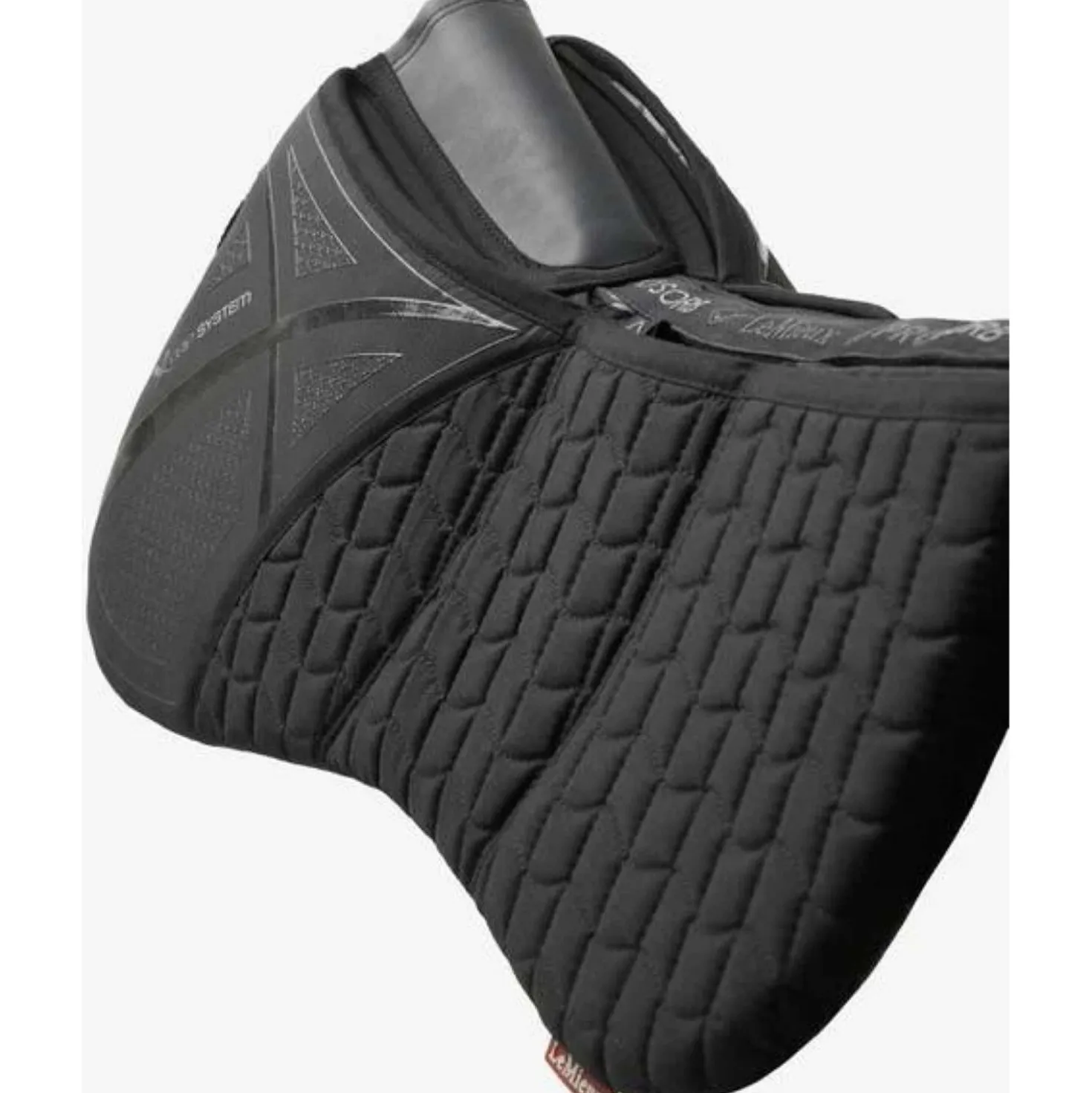 LeMieux Zadelonderlegger Prosorb 3 pocket Quilted Zwart