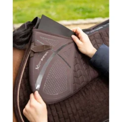 LeMieux Zadelonderlegger Prosorb 3 pocket Quilted Bruin