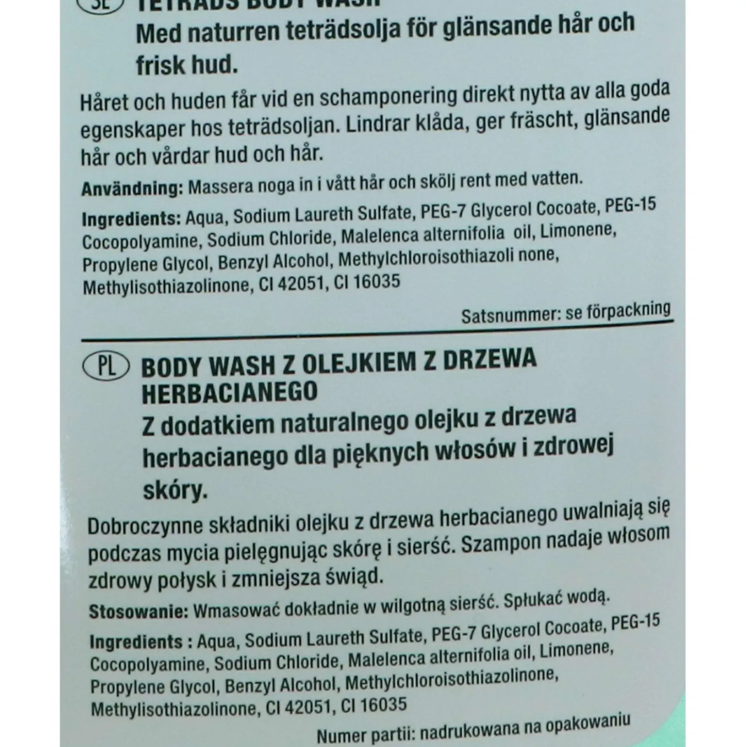 Leovet Theeboom shampoo