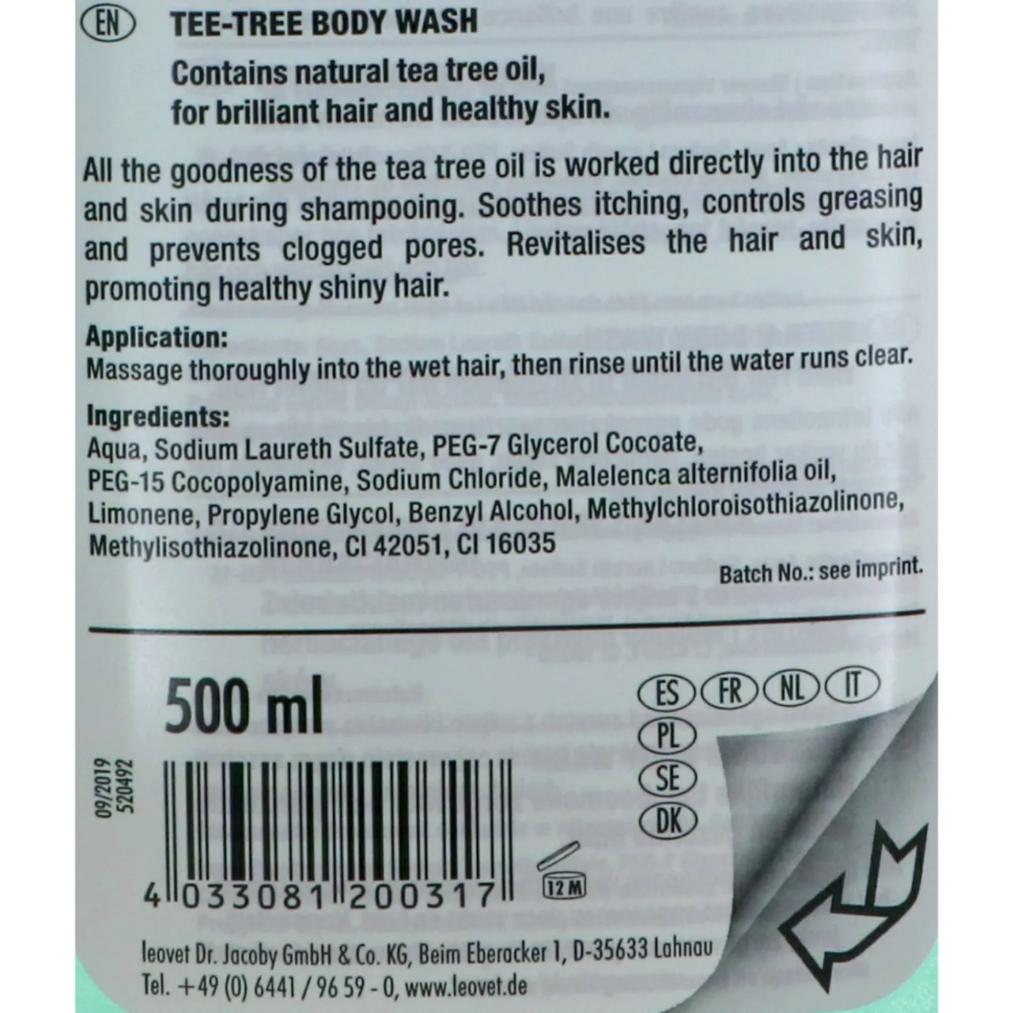 Leovet Theeboom shampoo