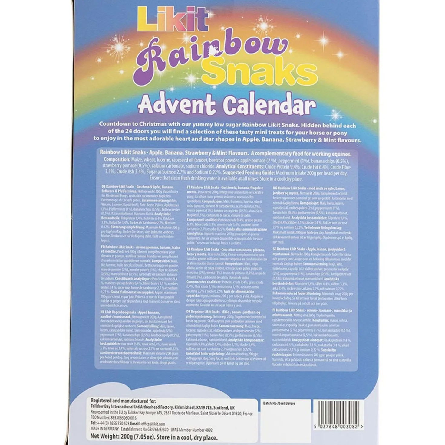 Likit Adventskalender Rainbow Christmas