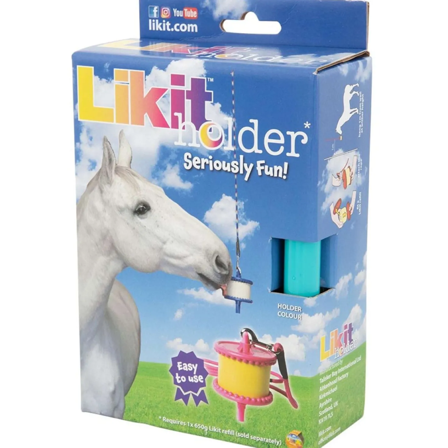 Likit Houder met Touw voor Steen Aqua