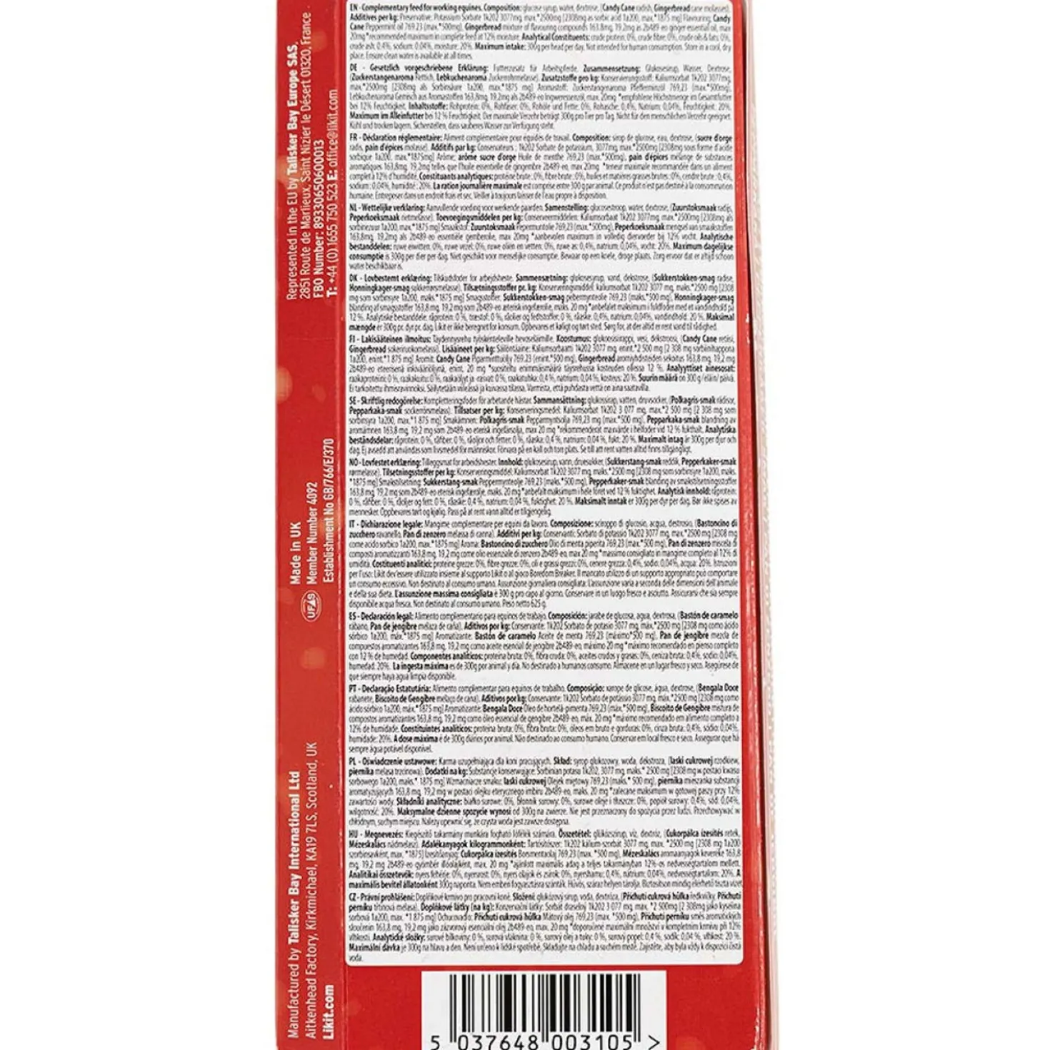 Likit Paardenrepen Treat Bar Giftpack Christmas