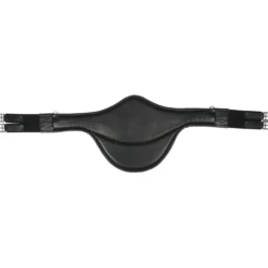LJ-Leathers Singel Leder Buikflap Zwart