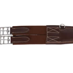 LJ-Leathers Singel Leder Buikflap Licht Bruin