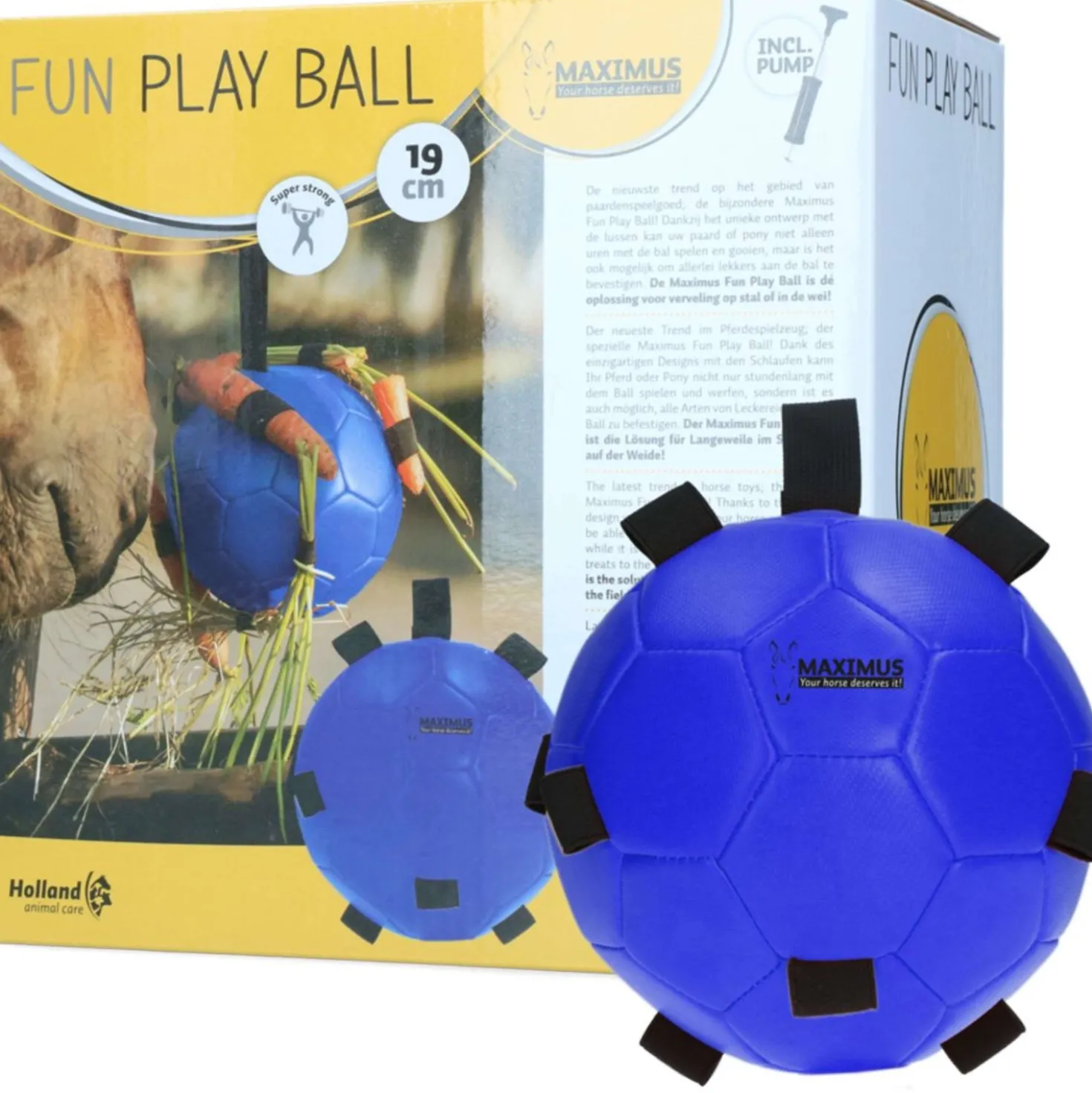 Maximus Bal Fun Play Blauw