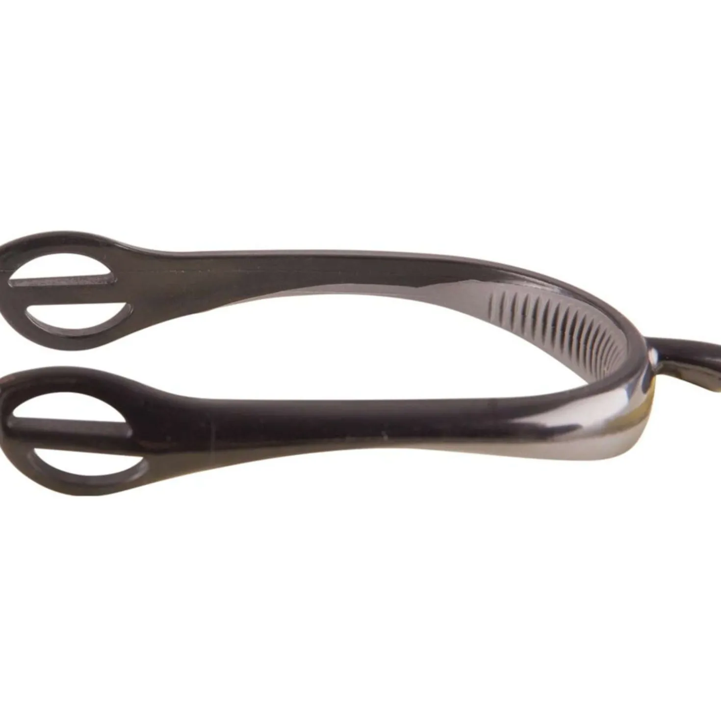 Metalab Knopsporen Kunststof met Rubber Hakdeel Zwart/Grijs