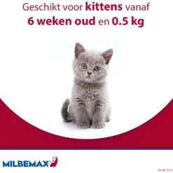 Milbemax Ontwormingstabletten Kitten/kat Klein