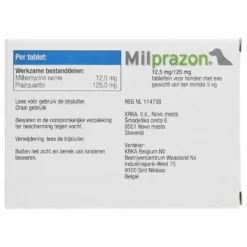 Milprazon Ontwormingsmiddel Hond 12,5mg