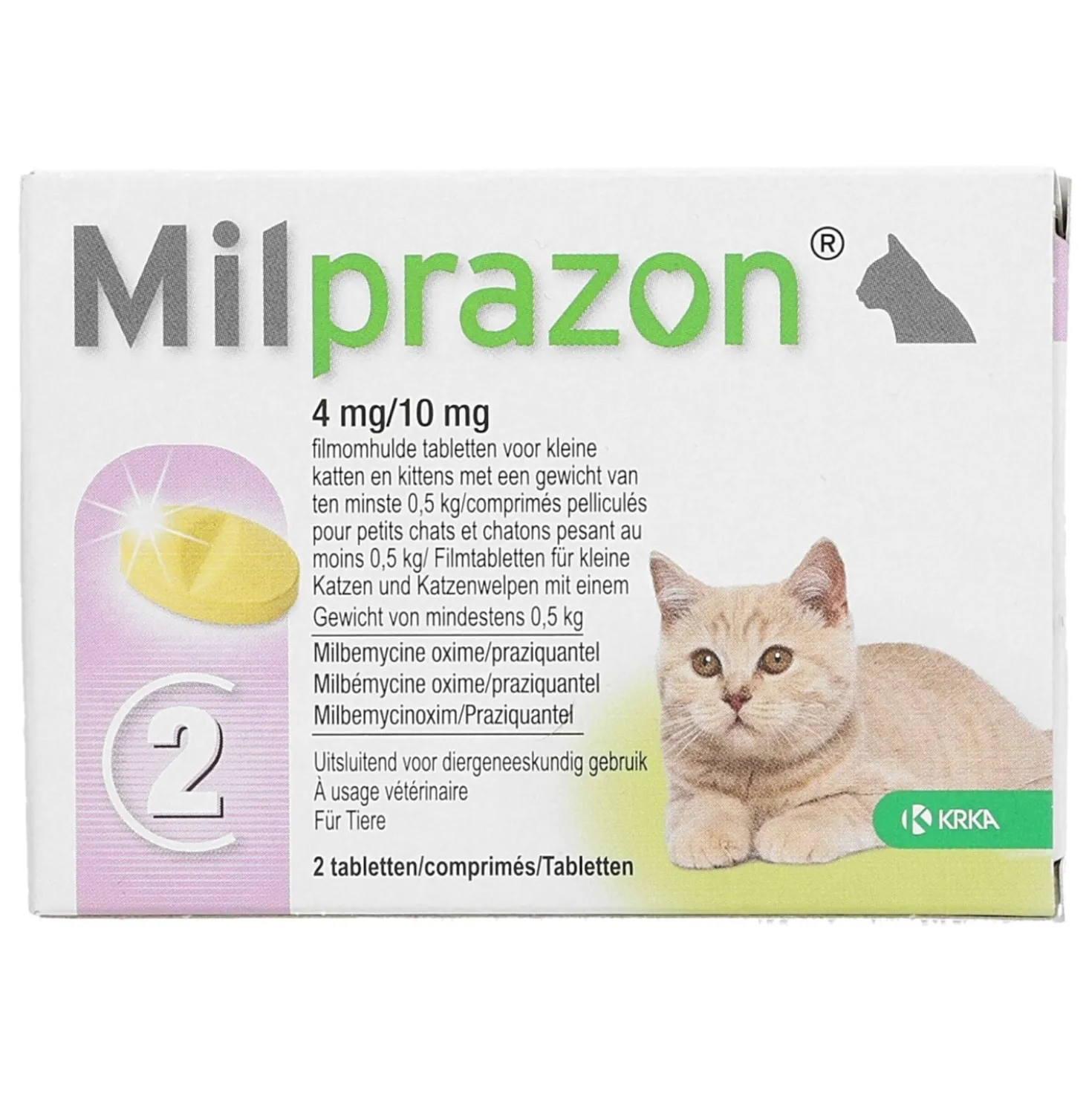 Milprazon Ontwormingsmiddel Kat 4mg