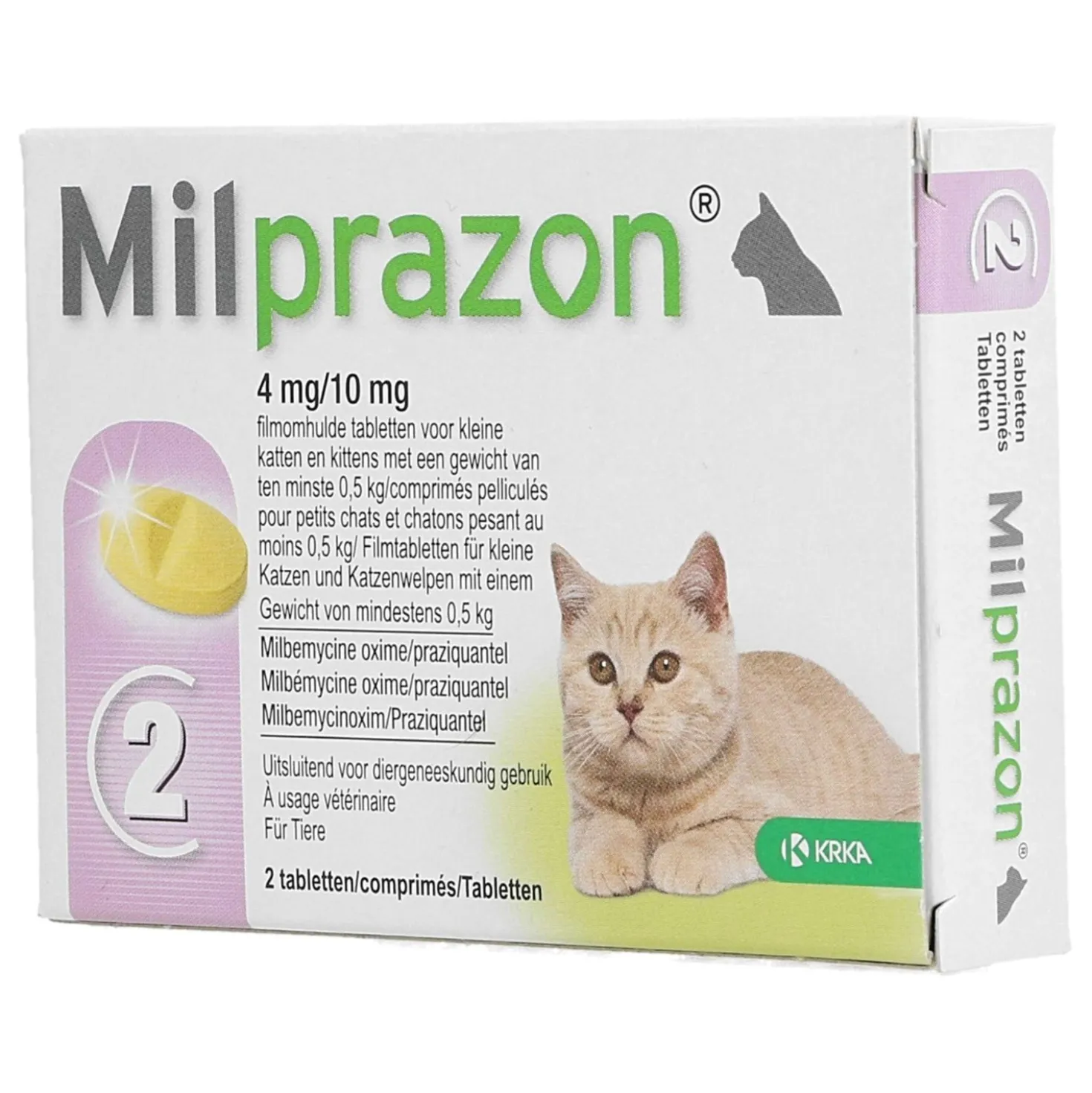 Milprazon Ontwormingsmiddel Kat 4mg
