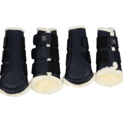 Montar Beenbeschermers Tech Leer Navy
