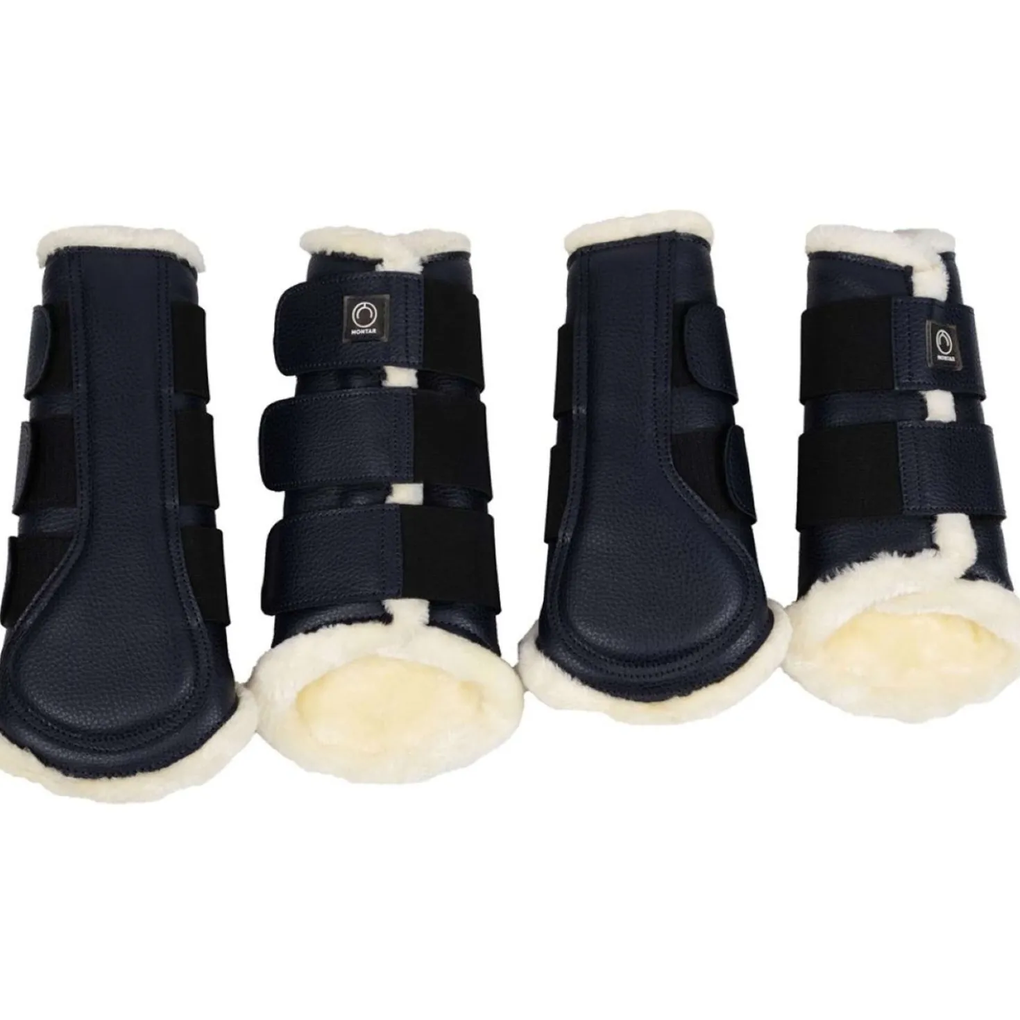 Montar Beenbeschermers Tech Leer Navy