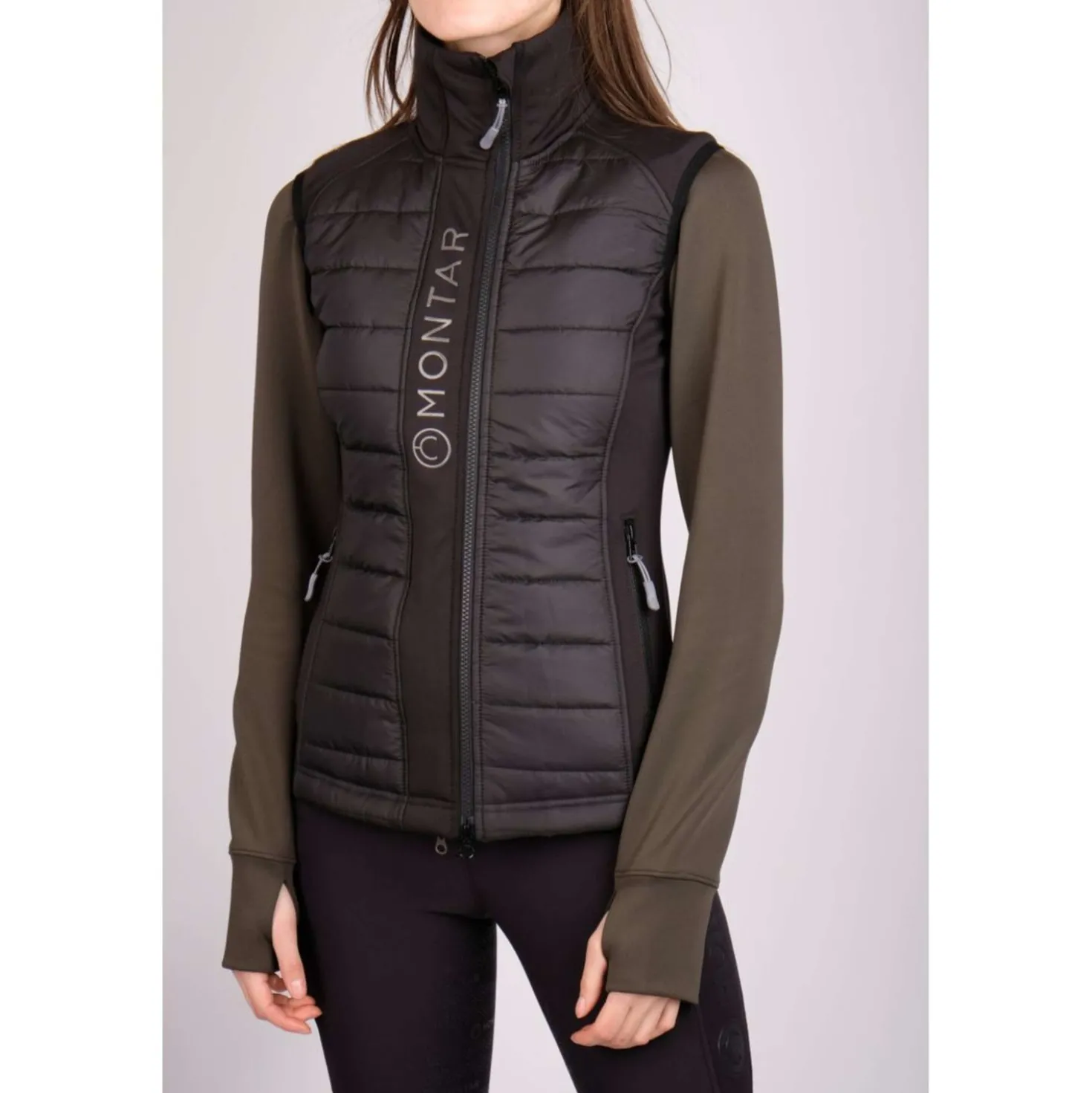 Montar Bodywarmer Emma Quilt Junior Zwart