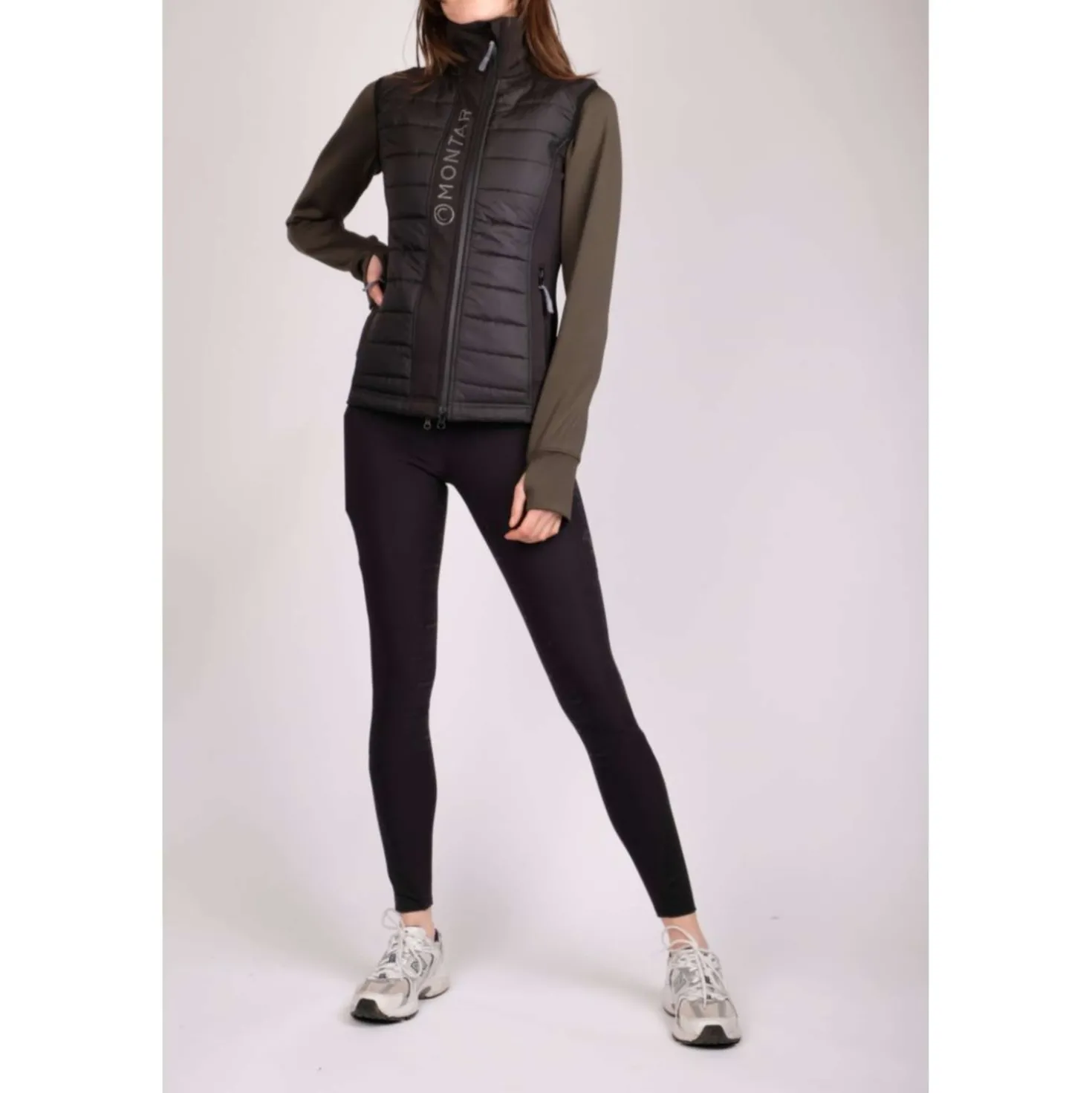 Montar Bodywarmer Emma Quilt Junior Zwart